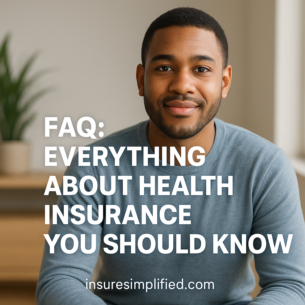 Man sitting indoors and smiling, representing health insurance FAQs for InsureSimplified.com.
