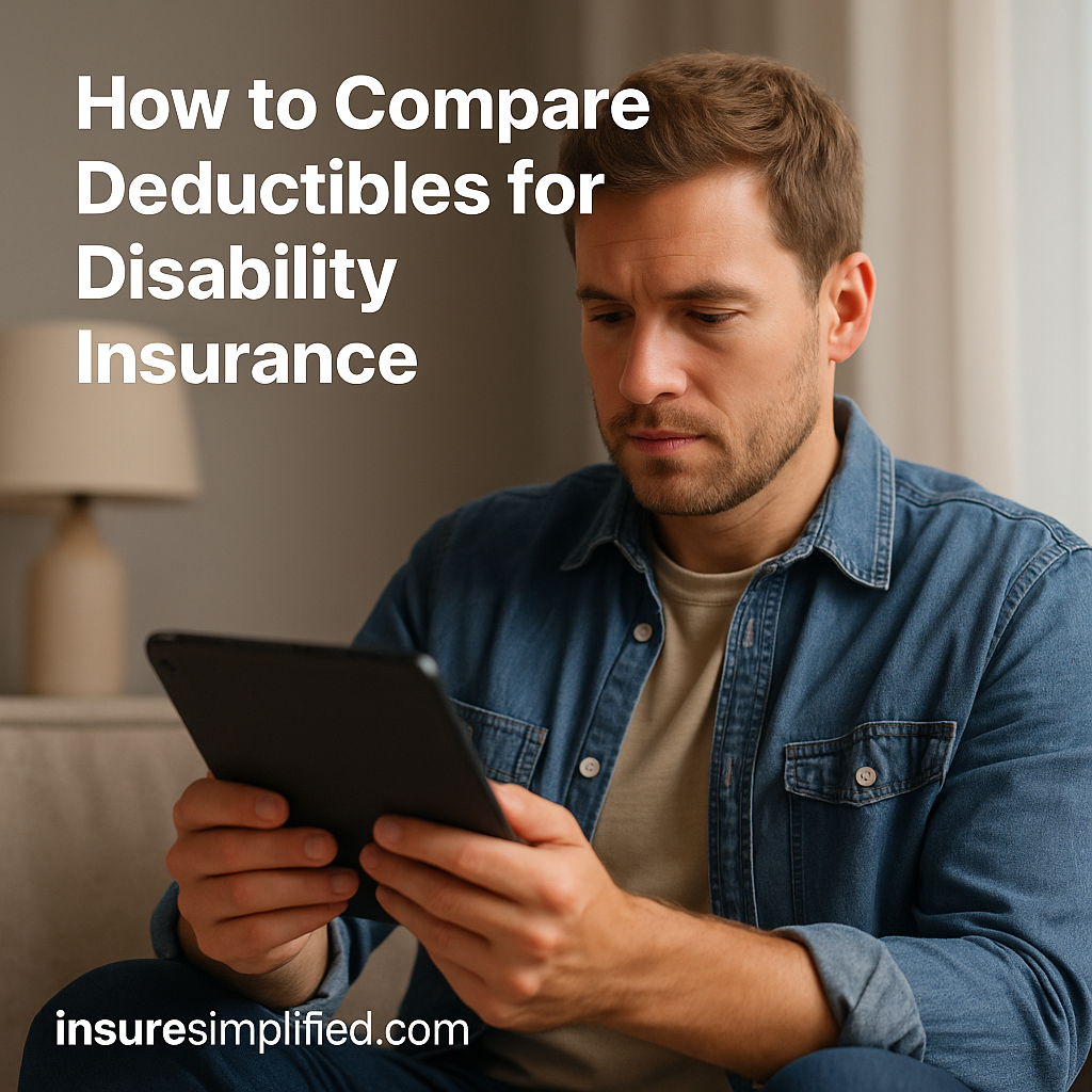 Learn how to compare disability insurance deductibles (elimination periods). Understand how waiting periods impact premiums, financial risk, and income protection so you can choose the best disability insurance policy.